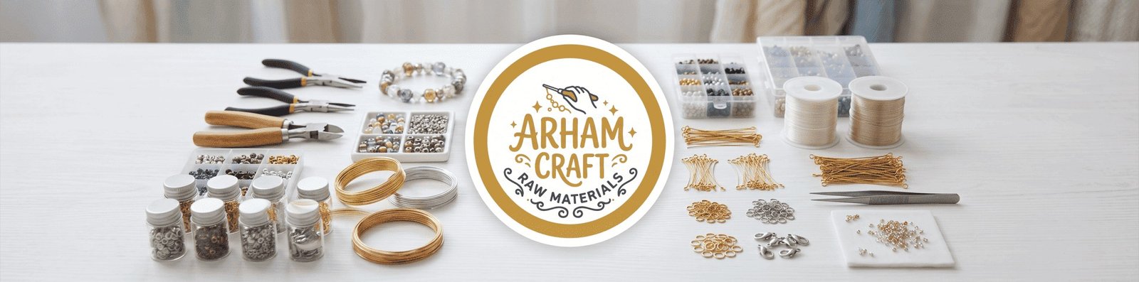 Arham Crafts Kundan & Jewelry Supplies Slide 1