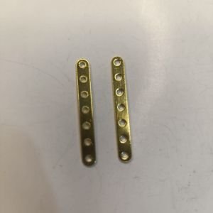 Gold Finish 7-Hole Connector Beads Spacer Bars – Multi-Strand Link Charms