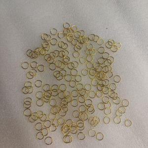 Gold Plated Open Jump Rings – High Quality Metal Connecting Split Rings